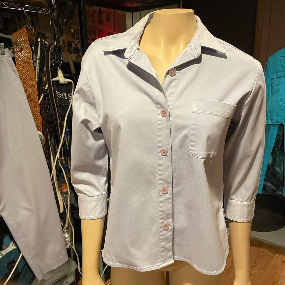 Light Purple Button-Up Shirt